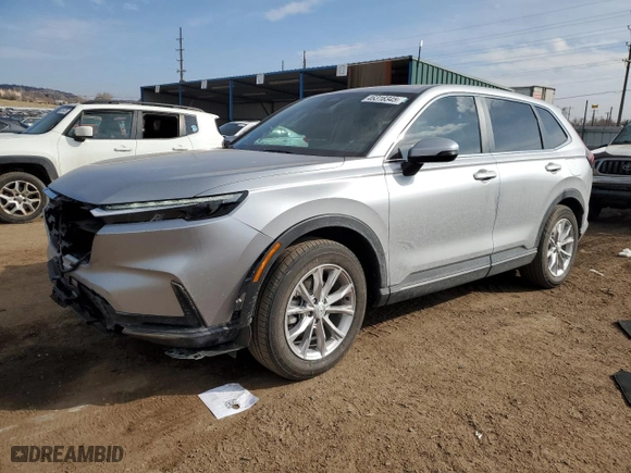2024 Honda CR-V EX-L with VIN 2HKRS4H76RH473282, listed as a Copart auction lot 46316345 with 13,691 mi miles and Salvage Title. Bid and sale history available at carsss.com. Image 1.