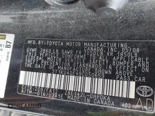 2009 Toyota Matrix z VIN 2T1KU40E49C050659, wystawiony jako IAAI lot #42392884 z przebiegiem 259 257 mil mil oraz . Historia ofert i sprzedaży dostępna na DreamBid. Obrazek 9.