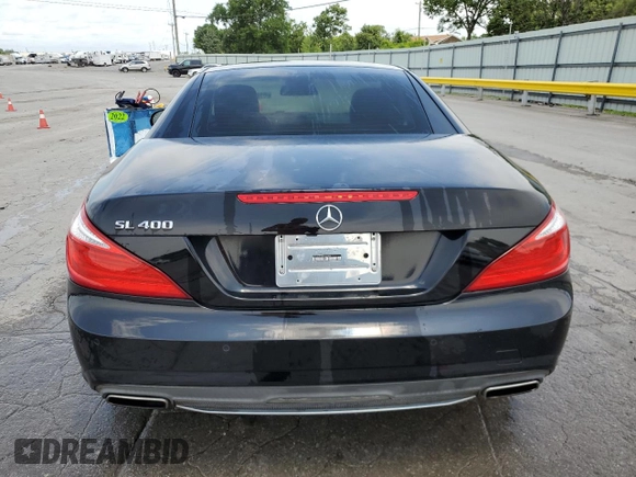 2015 Mercedes-Benz SL 400 with VIN WDDJK6FA4FF037405, listed as a Copart auction lot 61626415 with Not provided miles and Salvage title. Bid and sale history available at DreamBid. Image 6.