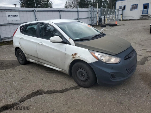 2013 Hyundai Accent GL with VIN KMHCT5AEXDU108535, listed as a Copart auction lot 48923565 with 176,246 mi miles and Salvage Title. Bid and sale history available at carsss.com. Image 4.