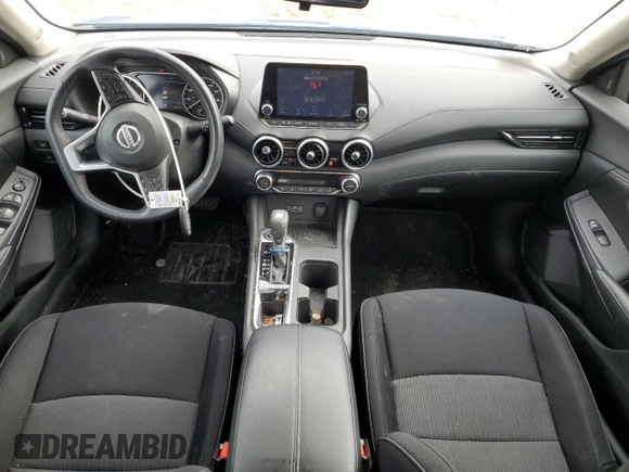 2020 Nissan Sentra SV with VIN 3N1AB8CV9LY283368, listed as a Copart auction lot 47081485 with 17,266 mi miles and Salvage Title. Bid and sale history available at carsss.com. Image 8.