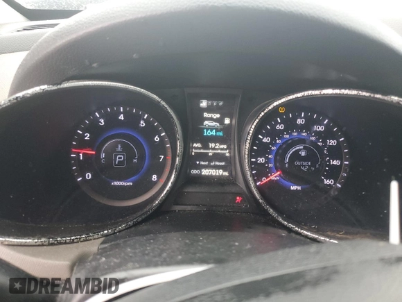 2013 Hyundai Santa Fe Sport z VIN 5XYZU3LB0DG070608, wystawiony jako Copart lot #50056275 z przebiegiem 207 019 mil mil oraz Szkoda całkowita • Salvage title. Historia ofert i sprzedaży dostępna na DreamBid. Obrazek 9.