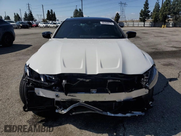 2025 BMW M4 Competition with VIN WBS23HK09SCS16550, listed as a Copart auction lot 48350975 with 6,914 mi miles and Salvage Title. Bid and sale history available at carsss.com. Image 5.