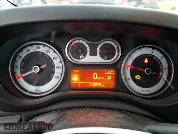 2014 FIAT 500L Lounge with VIN ZFBCFACH4EZ022463, listed as a Copart auction lot 42377035 with 110,575 mi miles and Clean Title. Bid and sale history available at DreamBid. Image 9.