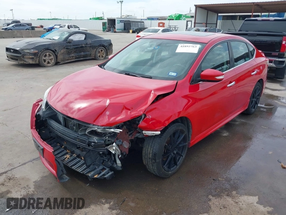 2015 Nissan Sentra S with VIN 3N1AB7AP6FY323263, listed as a IAAI auction lot 41892763 with 140,527 mi miles. Bid and sale history available at carsss.com. Image 2.