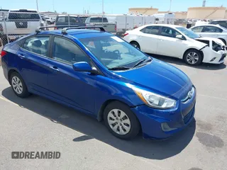2016 Hyundai Accent SE with VIN KMHCT4AE7GU124626, listed as a IAAI auction lot 40242862 with 129,220 mi miles and . Bid and sale history available at DreamBid. Image 1.