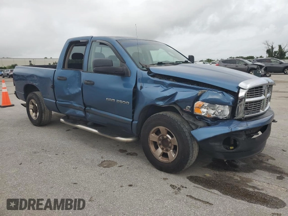 2005 Dodge Ram 2500 SLT with VIN 3D7KR28C05G851880, listed as a Copart auction lot 70199084 with 260,073 mi miles and Salvage Title. Bid and sale history available at carsss.com. Image 4.