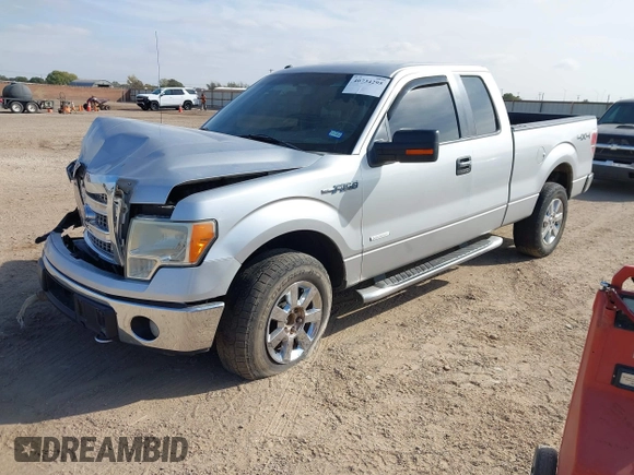 2014 Ford F-150 XL with VIN 1FTFX1ET8EFD10609, listed as a IAAI auction lot 40734295 with 1 mi miles. Bid and sale history available at carsss.com. Image 2.