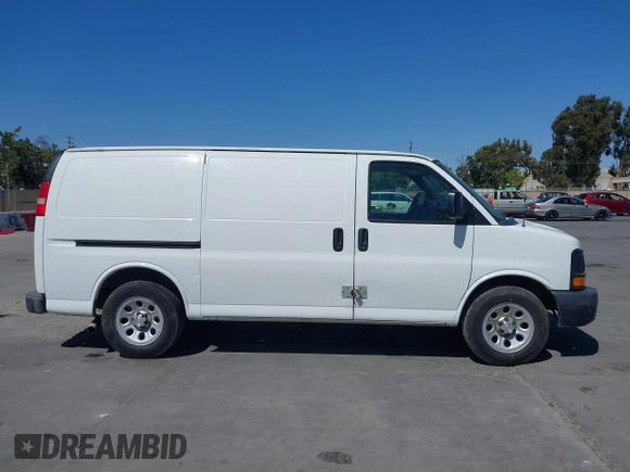 2014 Chevrolet Express Cargo with VIN 1GCSGAFXXE1200920, listed as a IAAI auction lot 42637911 with 205,182 mi miles and . Bid and sale history available at DreamBid. Image 13.