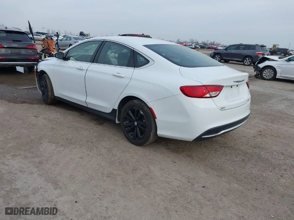 2015 Chrysler 200 Limited with VIN 1C3CCCAB4FN576759, listed as a IAAI auction lot 41583305 with 121,833 mi miles. Bid and sale history available at carsss.com. Image 3.