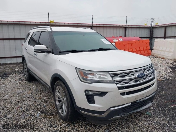 2018 Ford Explorer Limited with VIN 1FM5K7F82JGC69918, listed as a IAAI auction lot 41427239 with 128,784 mi miles. Bid and sale history available at carsss.com. Image 1.