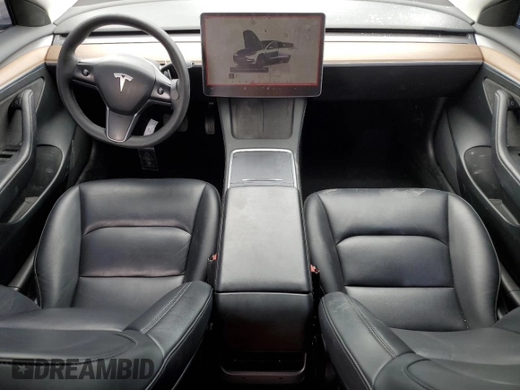 2023 Tesla Model 3 Long Range with VIN 5YJ3E1EB0PF388986, listed as a Copart auction lot 49823045 with 93,870 mi miles and Salvage Title. Bid and sale history available at DreamBid. Image 8.