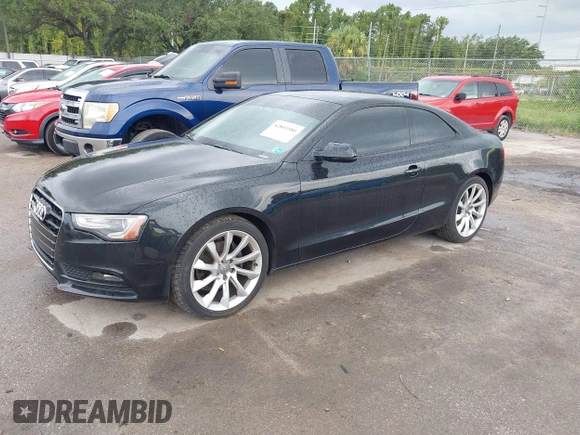 2013 Audi A5 Premium Plus with VIN WAURFAFR4DA029984, listed as a IAAI auction lot 42803580 with 142,745 mi miles and . Bid and sale history available at DreamBid. Image 2.