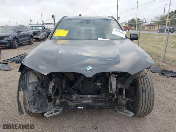 2021 BMW X3 sDrive30i with VIN 5UXTY3C07M9G70408, listed as a IAAI auction lot 41598510 with 76,124 mi miles. Bid and sale history available at carsss.com. Image 13.