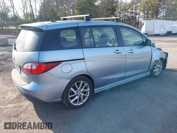 2012 Mazda 5 Touring with VIN JM1CW2CL3C0131103, listed as a IAAI auction lot 41786709 with 126,232 mi miles. Bid and sale history available at carsss.com. Image 4.