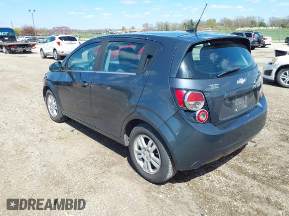 2013 Chevrolet Sonic LT with VIN 1G1JC6SH8D4135428, listed as a IAAI auction lot 41983682 with 255,918 mi miles. Bid and sale history available at carsss.com. Image 3.
