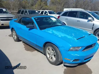 2012 Ford Mustang V6 with VIN 1ZVBP8EM7C5203745, listed as a IAAI auction lot 41757054 with 236,890 mi miles and . Bid and sale history available at carsss.com. Image 1.