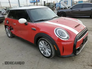 2022 MINI Hardtop Cooper S with VIN WMW53DH04N2R53781, listed as a Copart auction lot 83186364 with 7,188 mi miles and Salvage title. Bid and sale history available at DreamBid. Image 4.