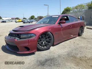 2019 Dodge Charger Scat Pack z VIN 2C3CDXGJ1KH506206, wystawiony jako Copart lot #53912895 z przebiegiem 77 669 mil mil oraz Szkoda całkowita • Salvage title. Historia ofert i sprzedaży dostępna na DreamBid. Obrazek 1.