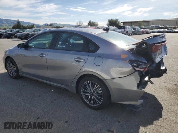 2023 Kia Forte GT-Line with VIN 3KPF54AD8PE568339, listed as a Copart auction lot 46496325 with 17,379 mi miles and Salvage Title. Bid and sale history available at carsss.com. Image 2.