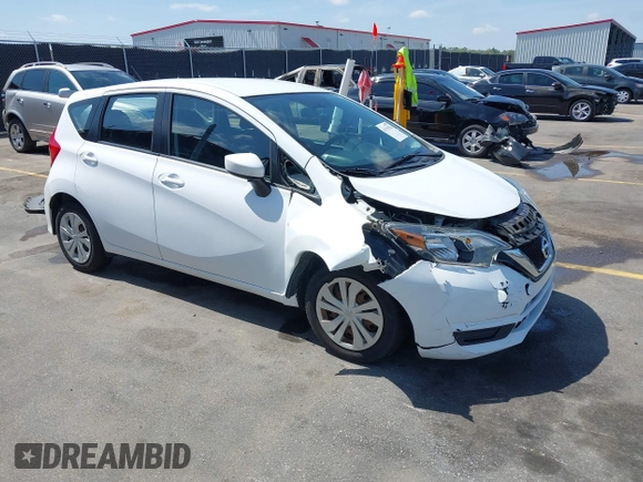2019 Nissan Note SV with VIN 3N1CE2CPXKL353910, listed as a IAAI auction lot 41915428 with 197,543 mi miles and . Bid and sale history available at DreamBid. Image 1.