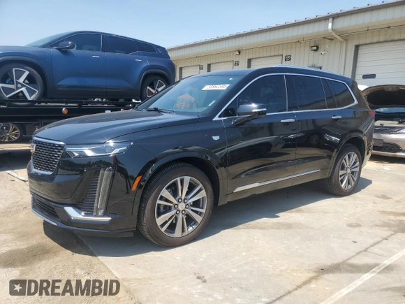 2021 Cadillac XT6 Premium Luxury with VIN 1GYKPDRS3MZ210314, listed as a Copart auction lot 58862595 with 41,307 mi miles and Salvage title. Bid and sale history available at DreamBid. Image 1.