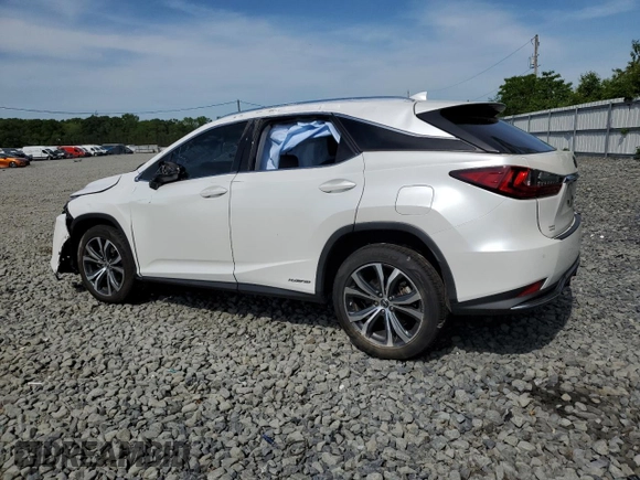 2021 Lexus RX 450h z VIN 2T2HGMDA7MC059840, wystawiony jako Copart lot #56786305 z przebiegiem 33 105 mil mil oraz Szkoda całkowita • Salvage title. Historia ofert i sprzedaży dostępna na DreamBid. Obrazek 2.