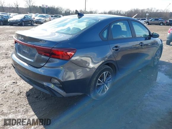 2023 Kia Forte LXS with VIN 3KPF24AD1PE611993, listed as a IAAI auction lot 41505661 with 11,657 mi miles. Bid and sale history available at carsss.com. Image 4.