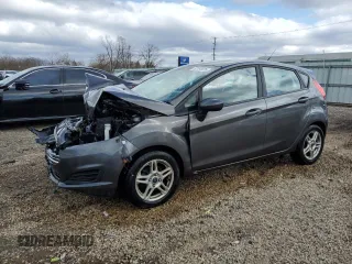 2017 Ford Fiesta SE with VIN 3FADP4EJ9HM165713, listed as a Copart auction lot 52184925 with 111,766 mi miles and Salvage Title. Bid and sale history available at carsss.com. Image 1.