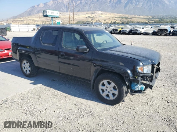 2006 Honda Ridgeline RTS with VIN 2HJYK16436H507875, listed as a Copart auction lot 76048514 with 145,111 mi miles and Salvage Title. Bid and sale history available at carsss.com. Image 4.