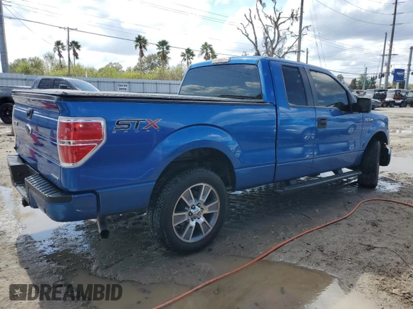 2014 Ford F-150 XL with VIN 1FTFX1CF5EKD97731, listed as a Copart auction lot 78469714 with 153,789 mi miles and Salvage Title. Bid and sale history available at carsss.com. Image 3.