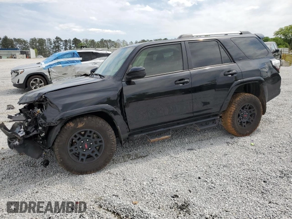 2023 Toyota 4Runner SR5 with VIN JTEEU5JR6P5280360, listed as a Copart auction lot 52409145 with 40,435 mi miles and Salvage title. Bid and sale history available at DreamBid. Image 1.
