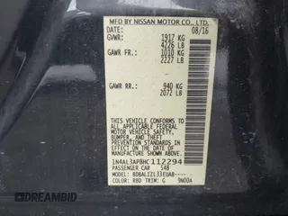 2017 Nissan Altima SV with VIN 1N4AL3AP8HC112294, listed as a IAAI auction lot 41462308 with 139,774 mi miles and . Bid and sale history available at DreamBid. Image 9.