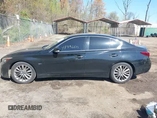 2018 Infiniti Q50 Luxe with VIN JN1EV7AP2JM352392, listed as a IAAI auction lot 41996631 with 90,492 mi miles and . Bid and sale history available at carsss.com. Image 13.