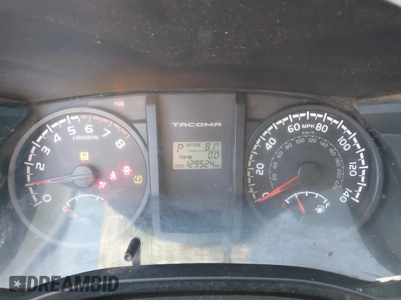 2017 Toyota Tacoma SR with VIN 5TFSX5EN9HX054583, listed as a IAAI auction lot 41991690 with 129,524 mi miles and . Bid and sale history available at DreamBid. Image 7.