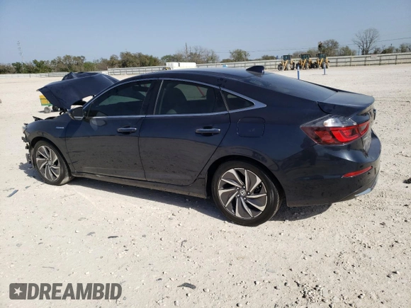2021 Honda Insight Touring with VIN 19XZE4F91ME002536, listed as a Copart auction lot 49817205 with 48,178 mi miles and Salvage Title. Bid and sale history available at carsss.com. Image 2.