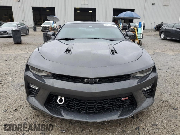 2018 Chevrolet Camaro 2SS with VIN 1G1FH1R77J0184405, listed as a Copart auction lot 56412215 with 53,269 mi miles and Salvage title. Bid and sale history available at DreamBid. Image 5.