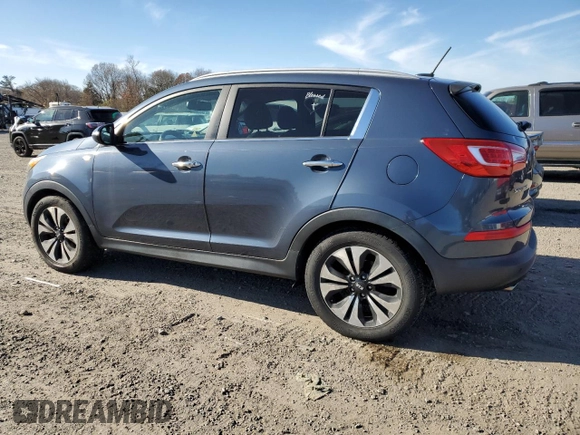2013 Kia Sportage SX with VIN KNDPCCA64D7472046, listed as a Copart auction lot 80660484 with 147,249 mi miles and Clean Title. Bid and sale history available at carsss.com. Image 2.