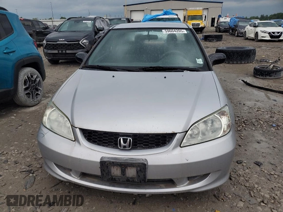 2004 Honda Civic LX z VIN 1HGEM22584L051900, wystawiony jako Copart lot #59604205 z przebiegiem 232 637 mil mil oraz Czysty tytuł • Clean title. Historia ofert i sprzedaży dostępna na DreamBid. Obrazek 5.