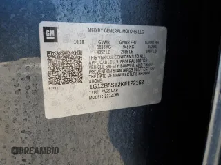 2019 Chevrolet Malibu LS z VIN 1G1ZB5ST2KF122163, wystawiony jako Copart lot #52445385 z przebiegiem 26 181 mil mil oraz Szkoda całkowita • Salvage title. Historia ofert i sprzedaży dostępna na DreamBid. Obrazek 12.