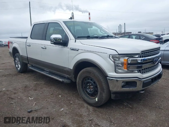 2019 Ford F-150 XL with VIN 1FTFW1E49KFC42215, listed as a IAAI auction lot 41895040 with 85,657 mi miles. Bid and sale history available at carsss.com. Image 1.