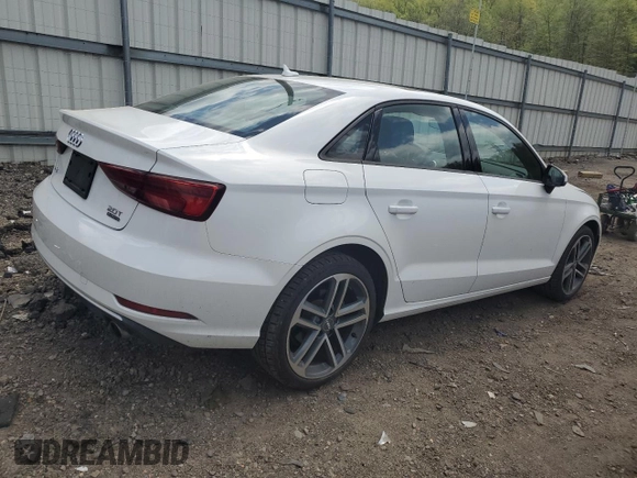 2017 Audi A3 Sedan Premium with VIN WAUB8GFF3H1020963, listed as a Copart auction lot 52640554 with 51,820 mi miles. Bid and sale history available at carsss.com. Image 3.