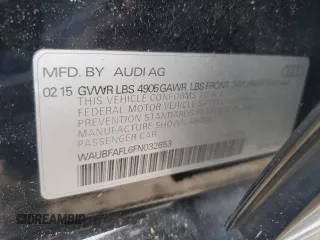 2015 Audi A4 Premium с VIN WAUBFAFL6FN032653, выставлен на аукционе Copart как лот 56218095 с пробегом 138 569 миль миль и Списание • Salvage title. История ставок и продаж доступна на DreamBid. Изображение 12.