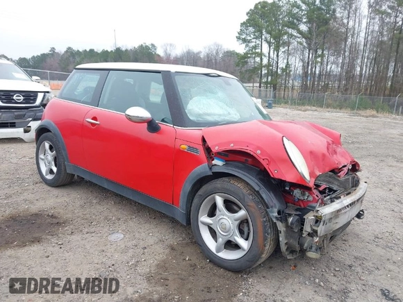 2005 MINI Hardtop with VIN WMWRC33485TJ67837, listed as a IAAI auction lot 41806208 with 140,646 mi miles and . Bid and sale history available at DreamBid. Image 1.