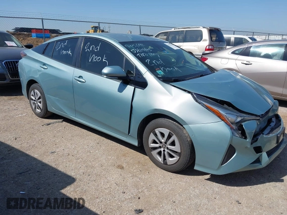 2018 Toyota Prius Two with VIN JTDKBRFU3J3068729, listed as a IAAI auction lot 41989450 with 192,848 mi miles and . Bid and sale history available at DreamBid. Image 1.
