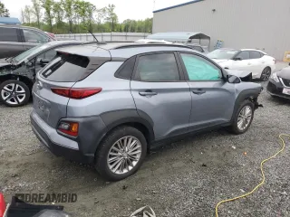 2021 Hyundai Kona SEL with VIN KM8K22AA9MU702799, listed as a Copart auction lot 52349725 with 45,980 mi miles and Salvage Title. Bid and sale history available at carsss.com. Image 3.