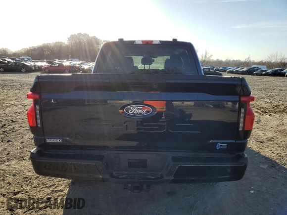 2024 Ford F-150 Lightning XLT with VIN 1FTVW3LK7RWG16730, listed as a Copart auction lot 48976315 with 3,529 mi miles and Salvage title. Bid and sale history available at DreamBid. Image 6.