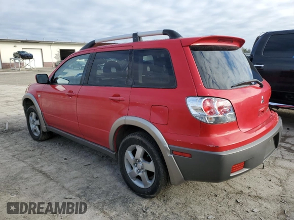 2003 Mitsubishi Outlander XLS with VIN JA4LZ41GX3U023248, listed as a Copart auction lot 84107584 with 121,373 mi miles and Salvage Title. Bid and sale history available at carsss.com. Image 2.