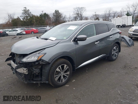 2020 Nissan Murano S with VIN 5N1AZ2AS7LN133105, listed as a IAAI auction lot 41145449 with 83,153 mi miles and . Bid and sale history available at DreamBid. Image 17.