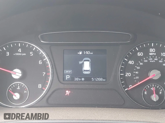2019 Kia Sorento LX with VIN 5XYPGDA37KG523653, listed as a IAAI auction lot 41231464 with 51,268 mi miles. Bid and sale history available at carsss.com. Image 7.